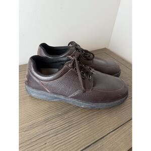 OrthoFeet Shoes Brown Tie Comfort Orthopedic Men’s Sz 13 D